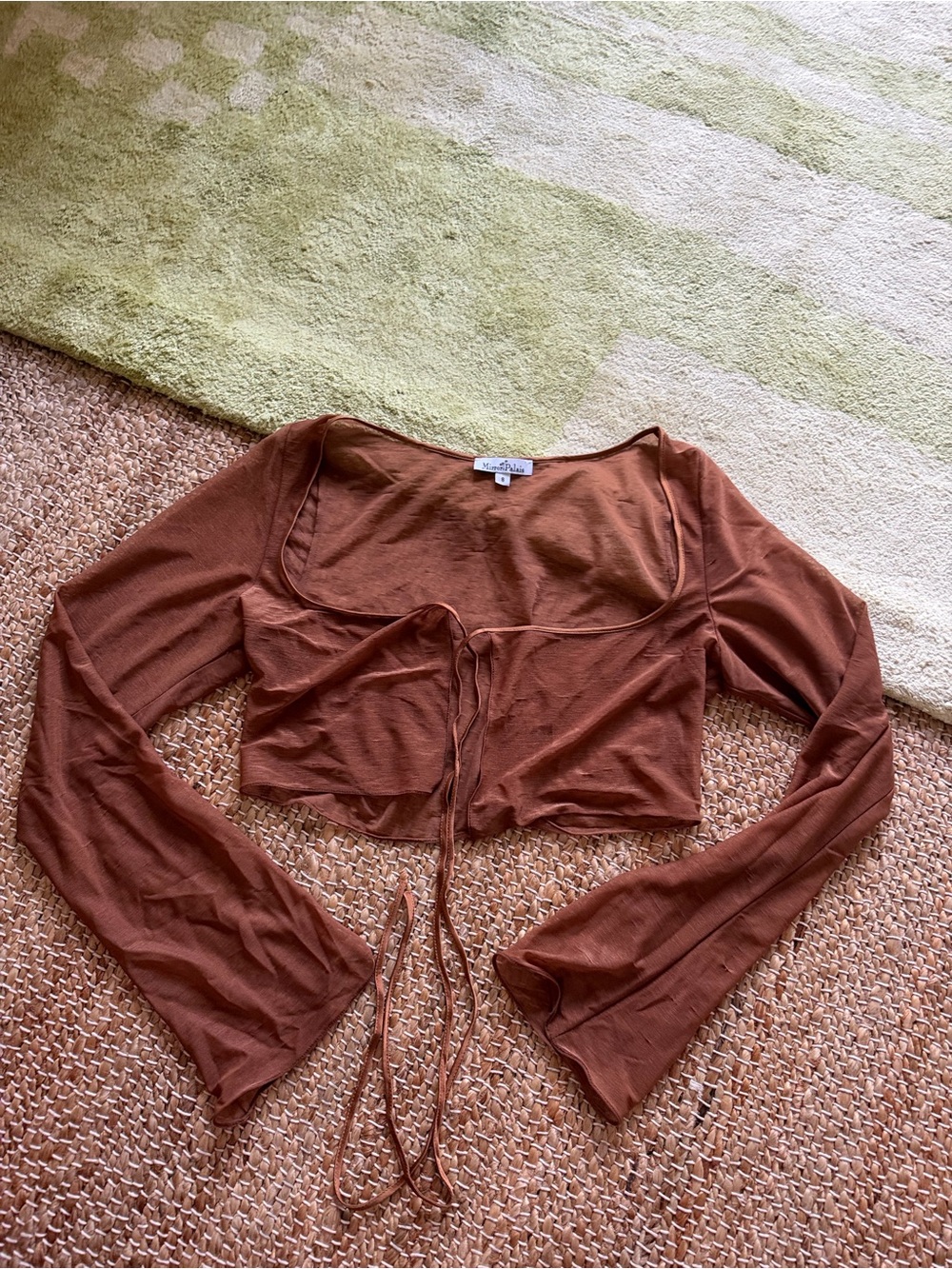 mirror palais corset cover brown